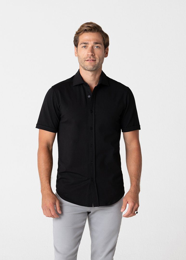 Short-Sleeve Polished Shirt