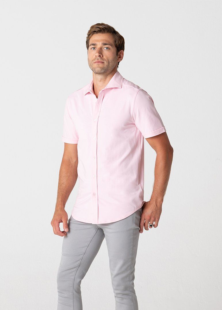 Short-Sleeve Polished Shirt