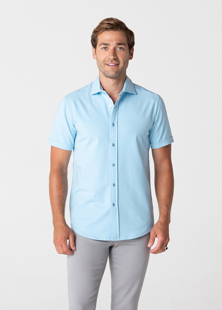 Short-Sleeve Polished Shirt