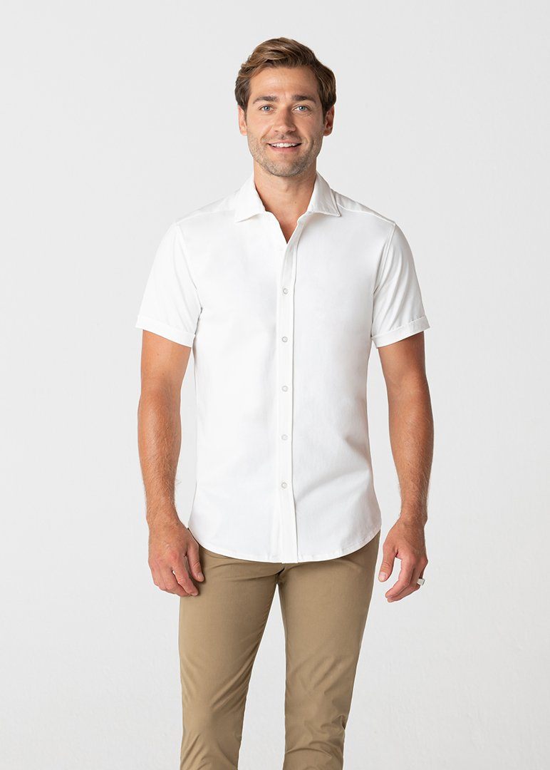 Short-Sleeve Polished Shirt