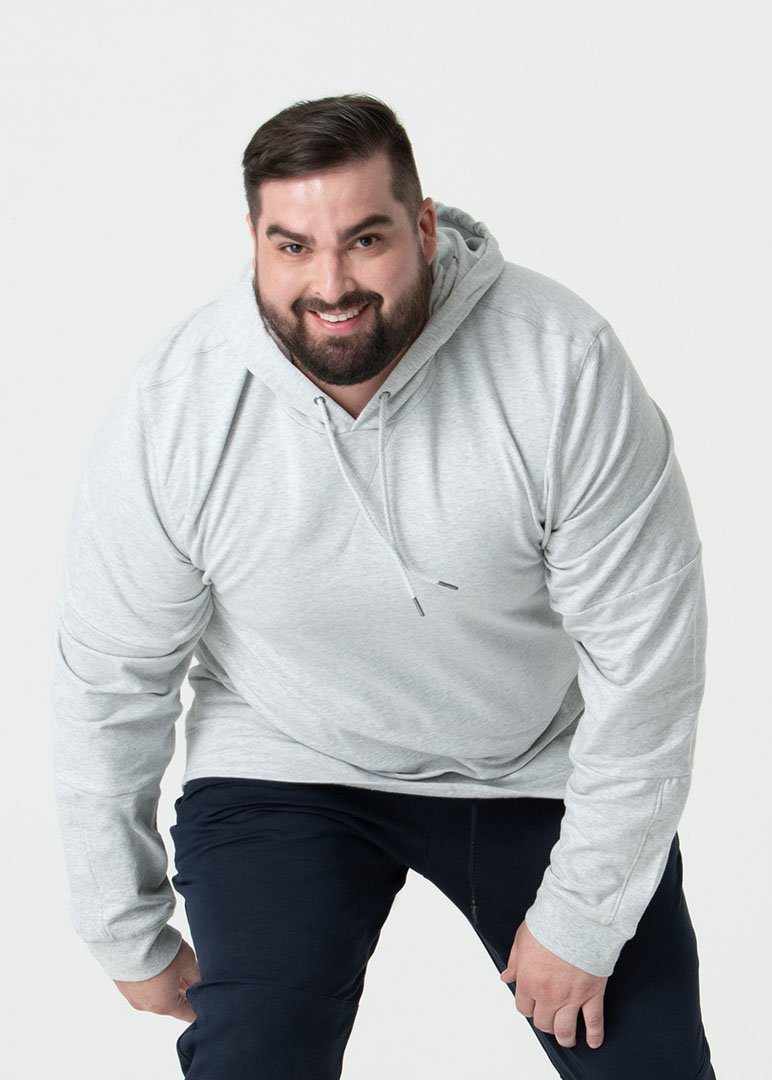 High & Mighty Lightweight SWET-Hoodie | Heather Grey