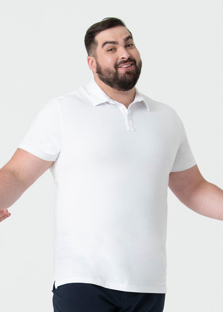 High & Mighty All-In Polo | White