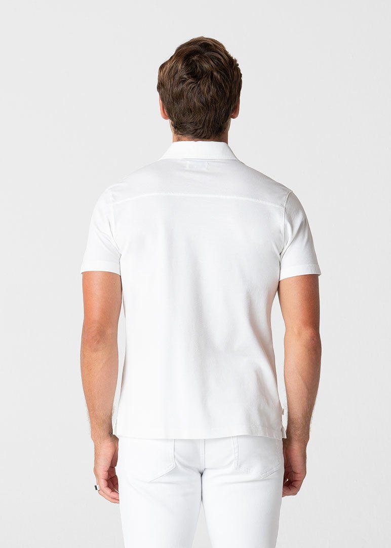 Pique Polo | White