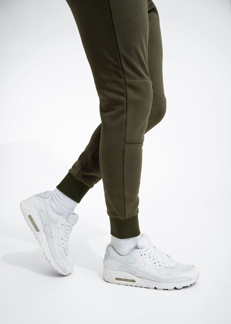 Stretch Fleece Jogger | Army Green