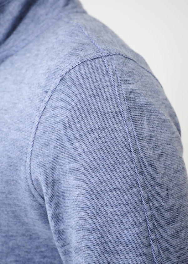 Triblend Stretch Quarter-Zip | Denim