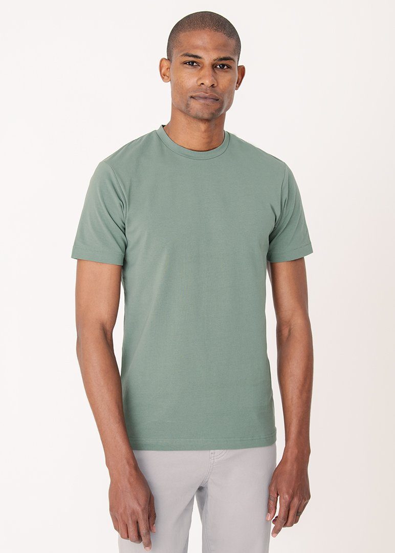 Cotton Stretch T-Shirt | Olive