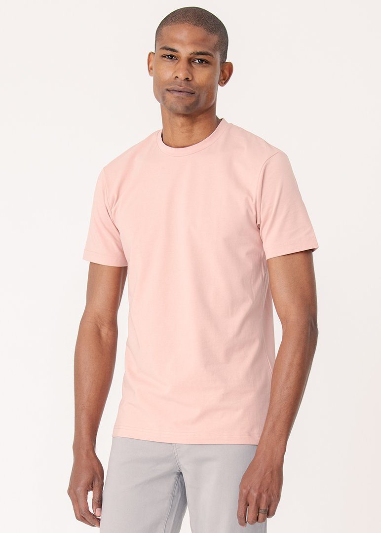 Cotton Stretch T-Shirt | Pearl Blush