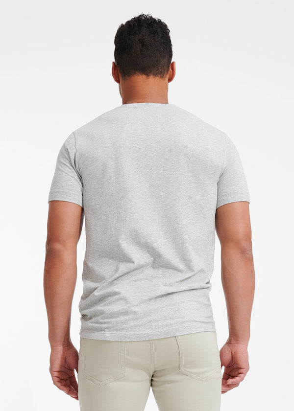 Cotton Stretch T-Shirt | Heather Grey