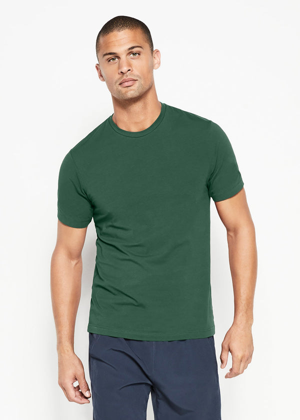 Cotton Stretch T-Shirt | Spruce