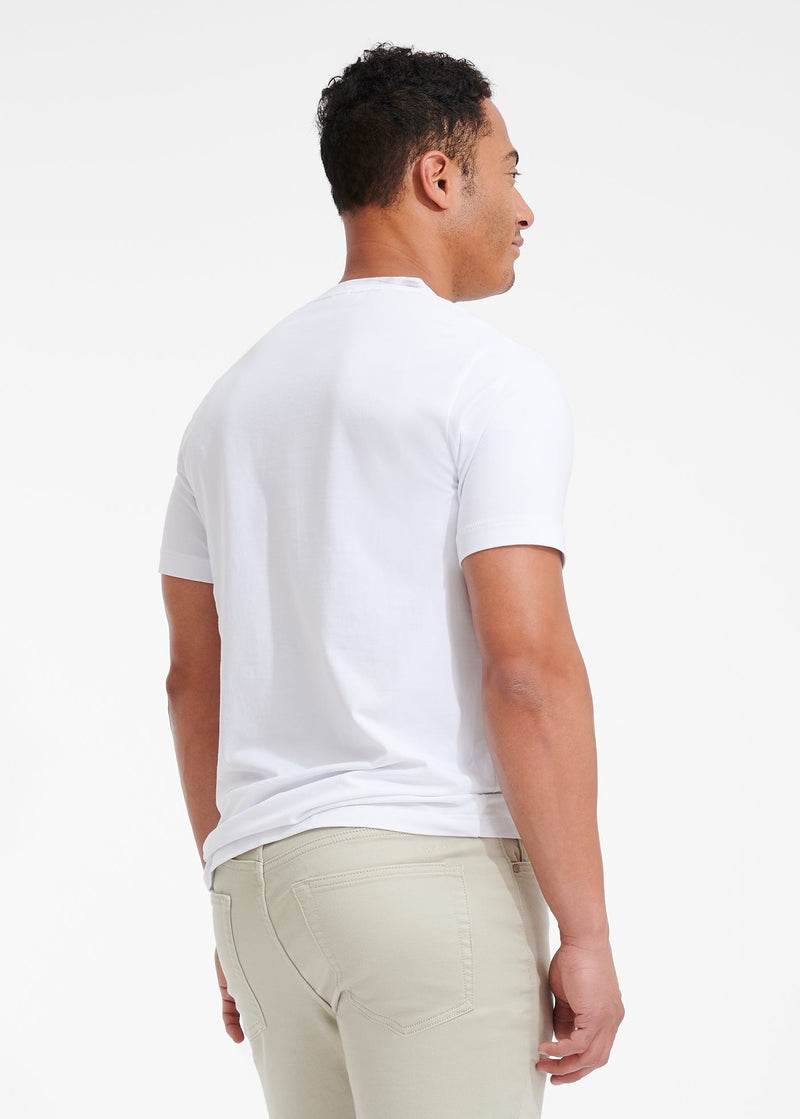 Cotton Stretch T-Shirt | White