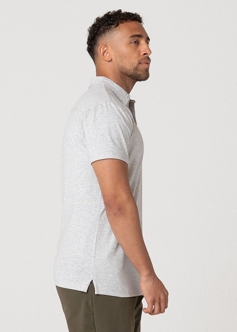 All-In Polo | Heather Grey