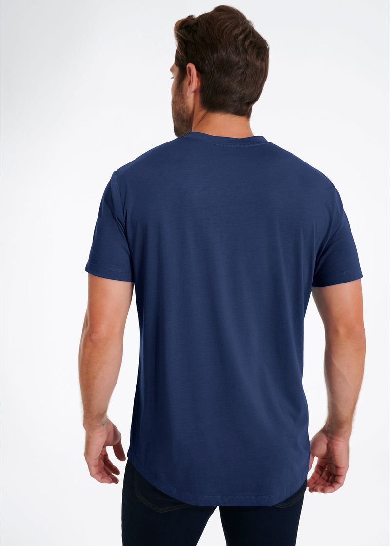 Softest V Neck T-Shirt | Admiral Blue