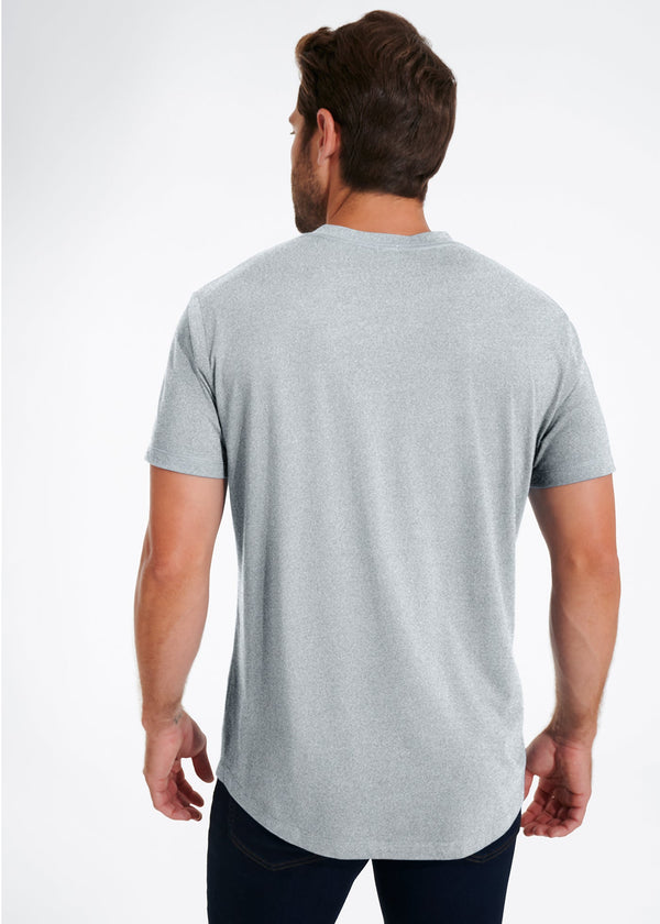 Softest V Neck T-Shirt | Heather Grey