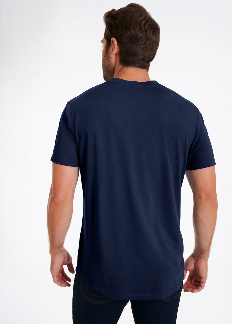 Softest V Neck T-Shirt | Navy