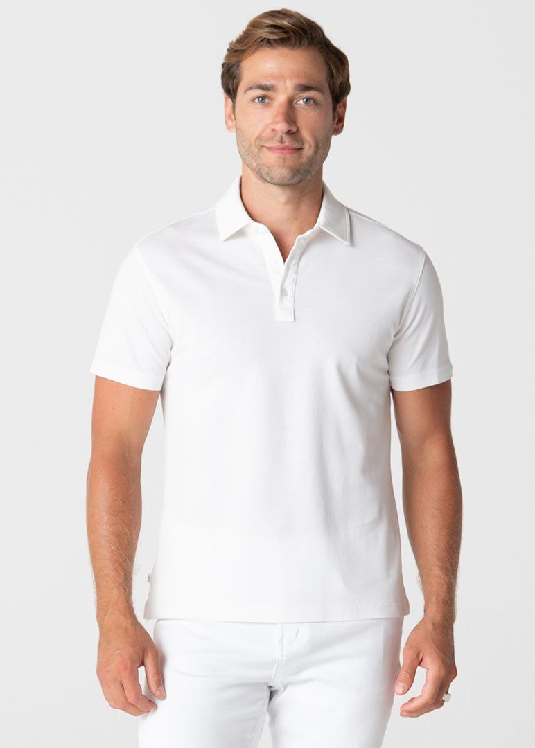 Pique Polo | White