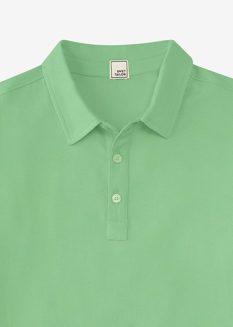 High & Mighty All-In Polo | Pistachio Green