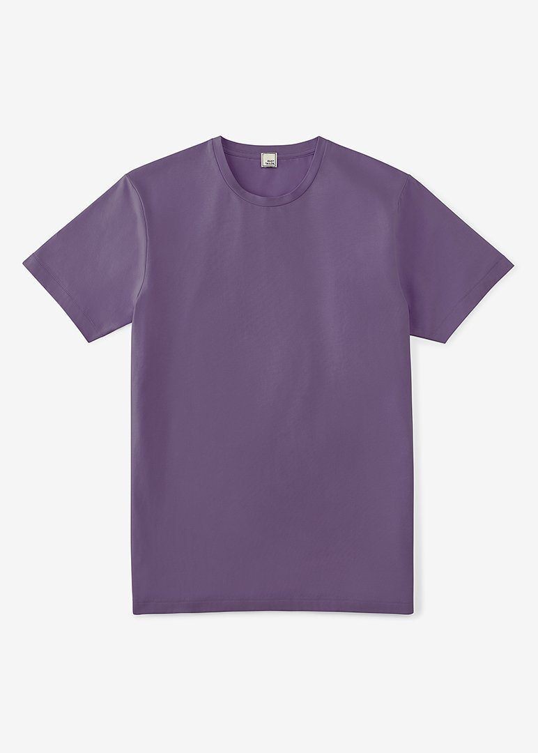 High & Mighty Cotton Stretch T-Shirt | Grape