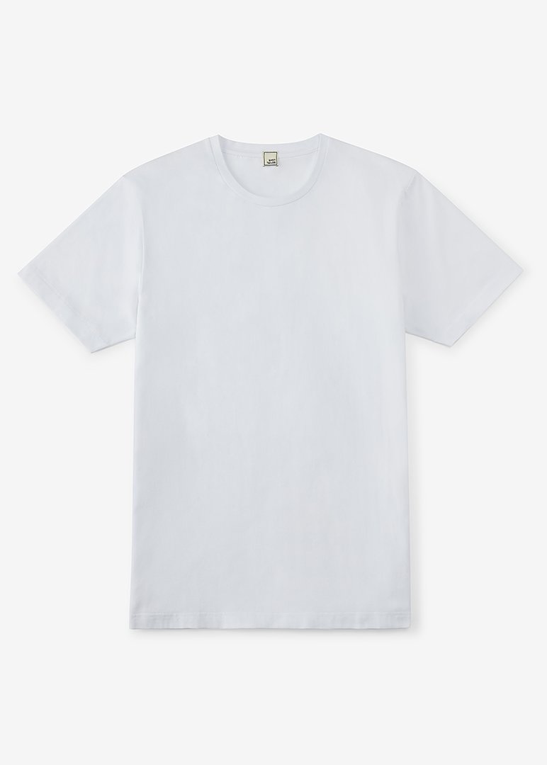 Cotton Stretch T-Shirt | White