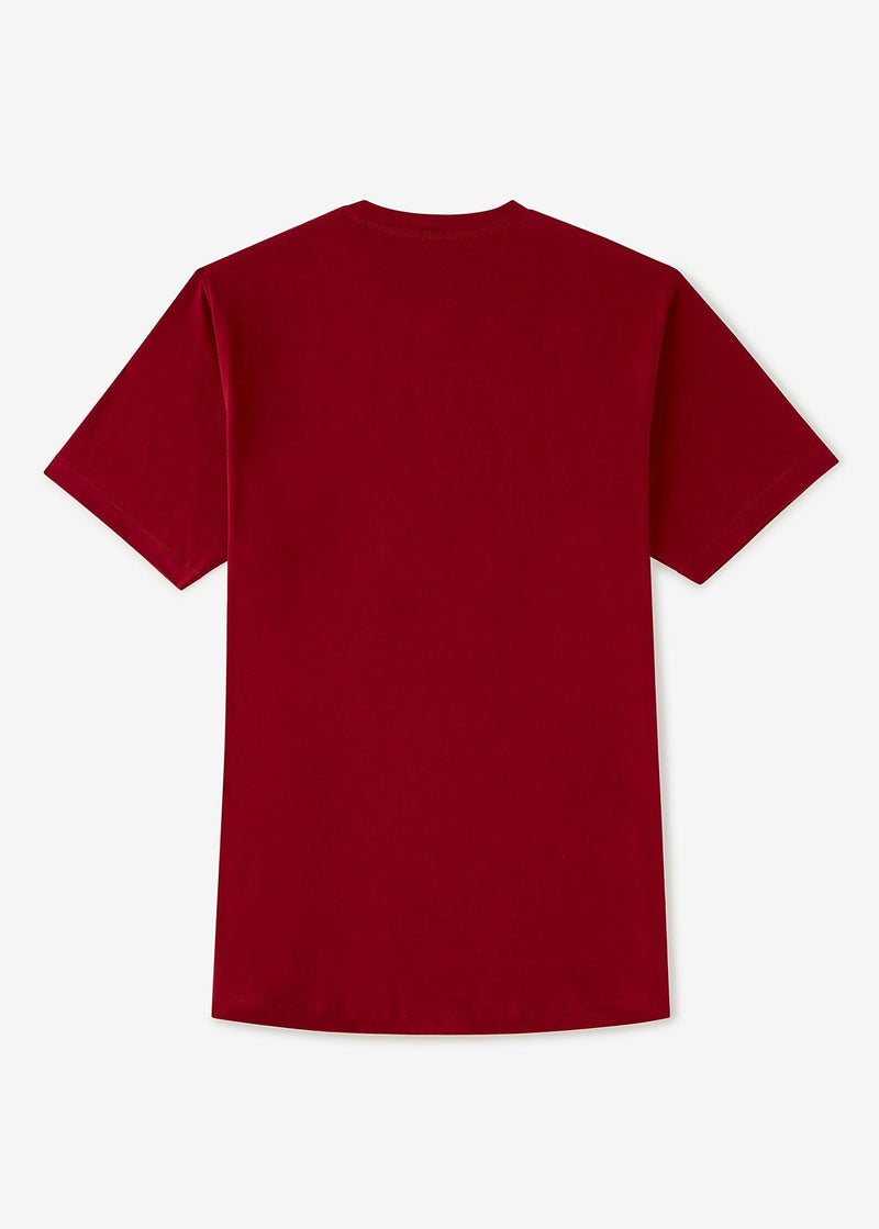 Cotton Stretch T-Shirt | Claret