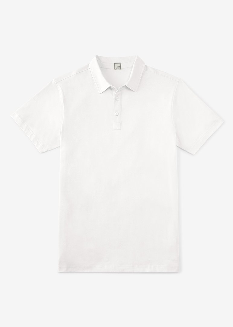 High & Mighty All-In Polo | White