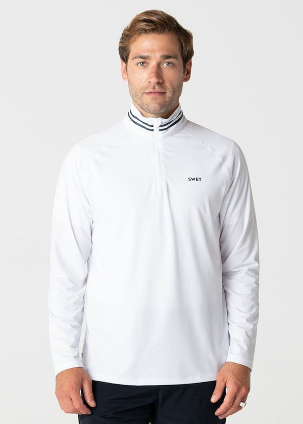 SWET Quarter Zip | White