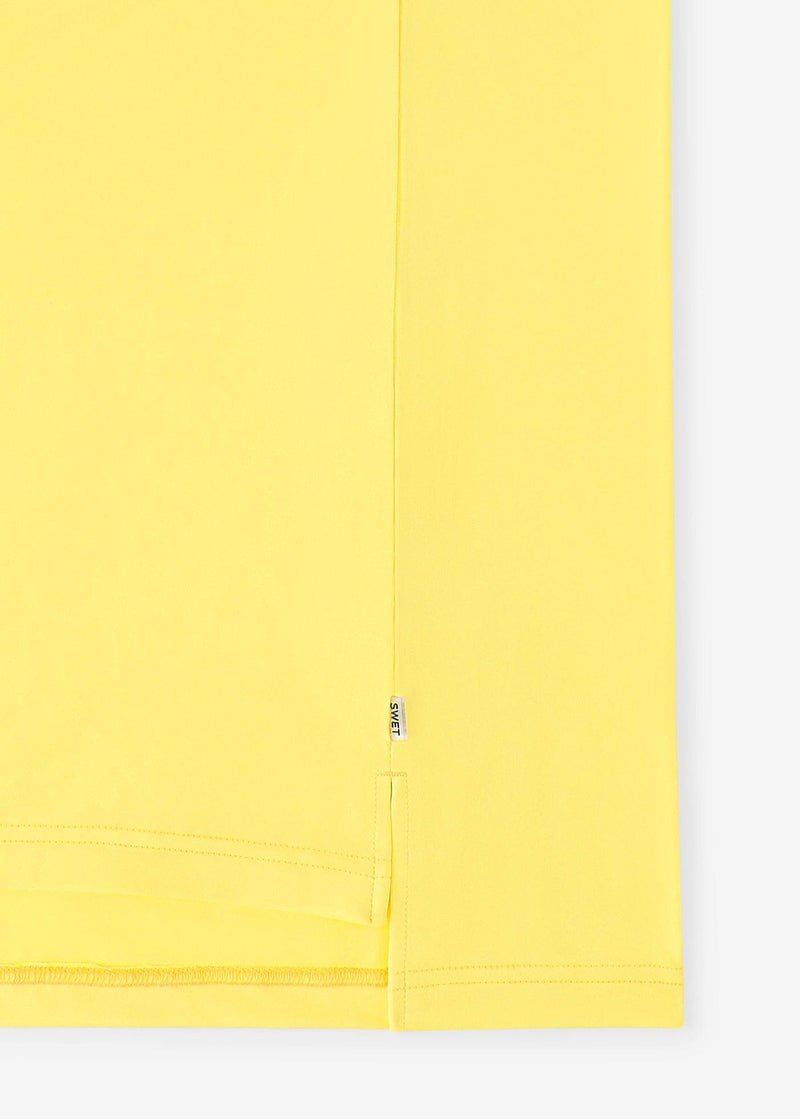 Performance Tipped Polo | Yellow w/Navy Tipping