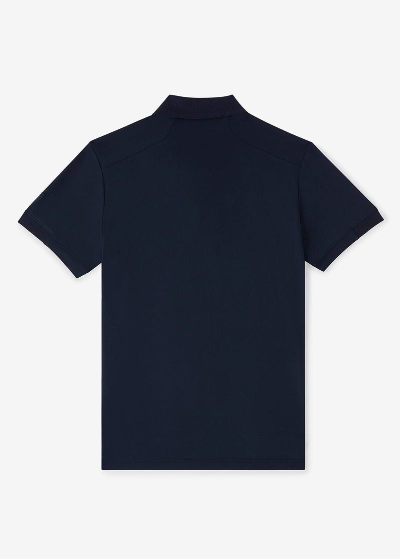 Performance Tipped Polo | Navy w/White Tipping