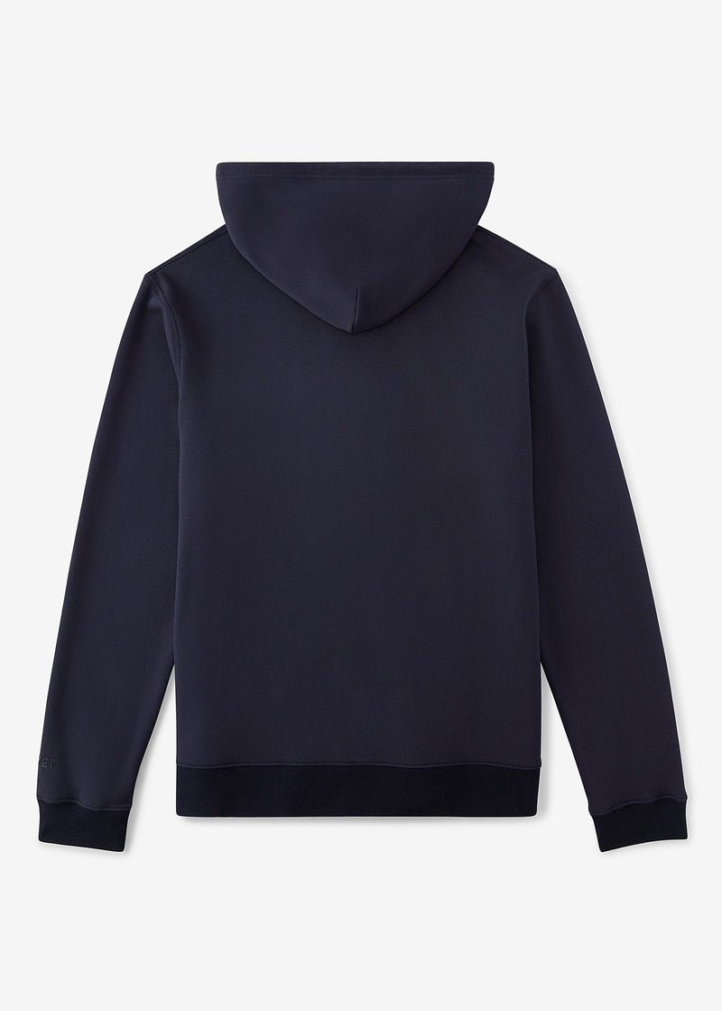 Side Zip Hoodie | Blue