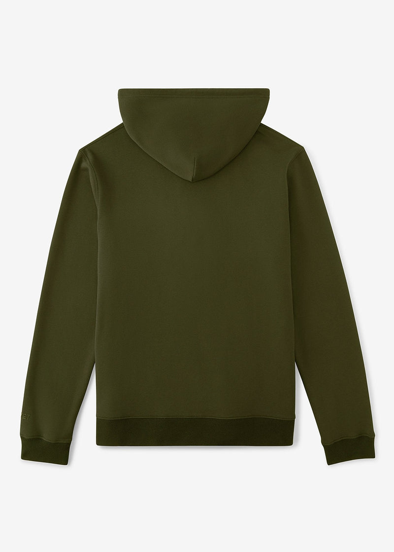 Side Zip Hoodie | Olive