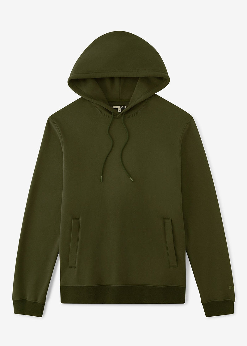 Side Zip Hoodie | Olive