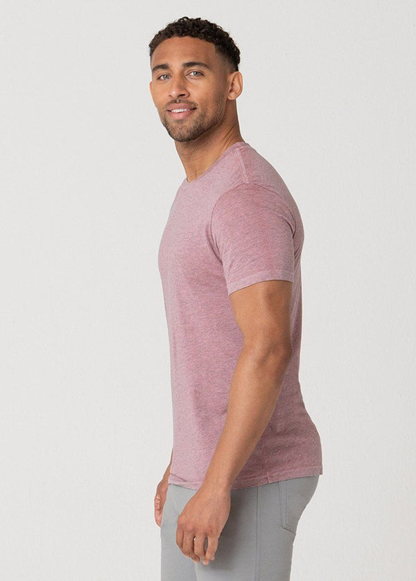 Softest T-Shirt | Heather Guava Pink