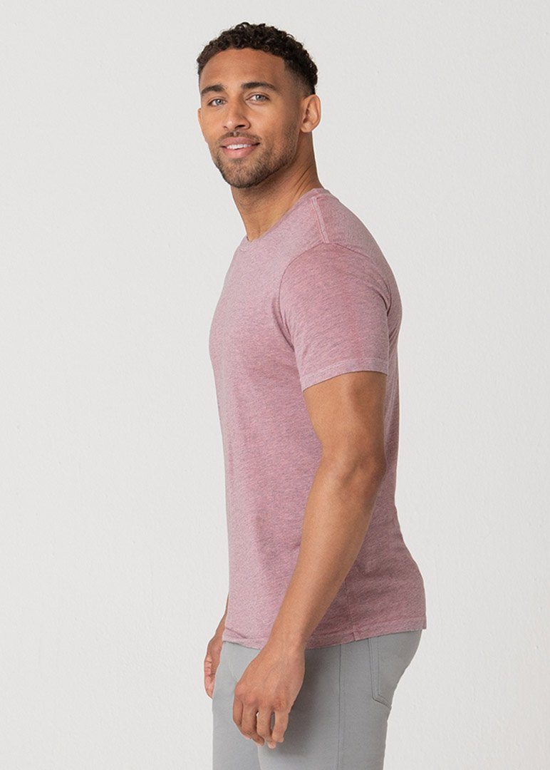 Softest T-Shirt | Heather Guava Pink