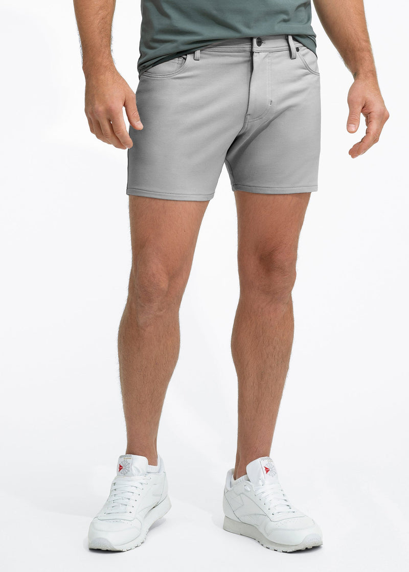 All-In 5" Shorts  | Light Grey