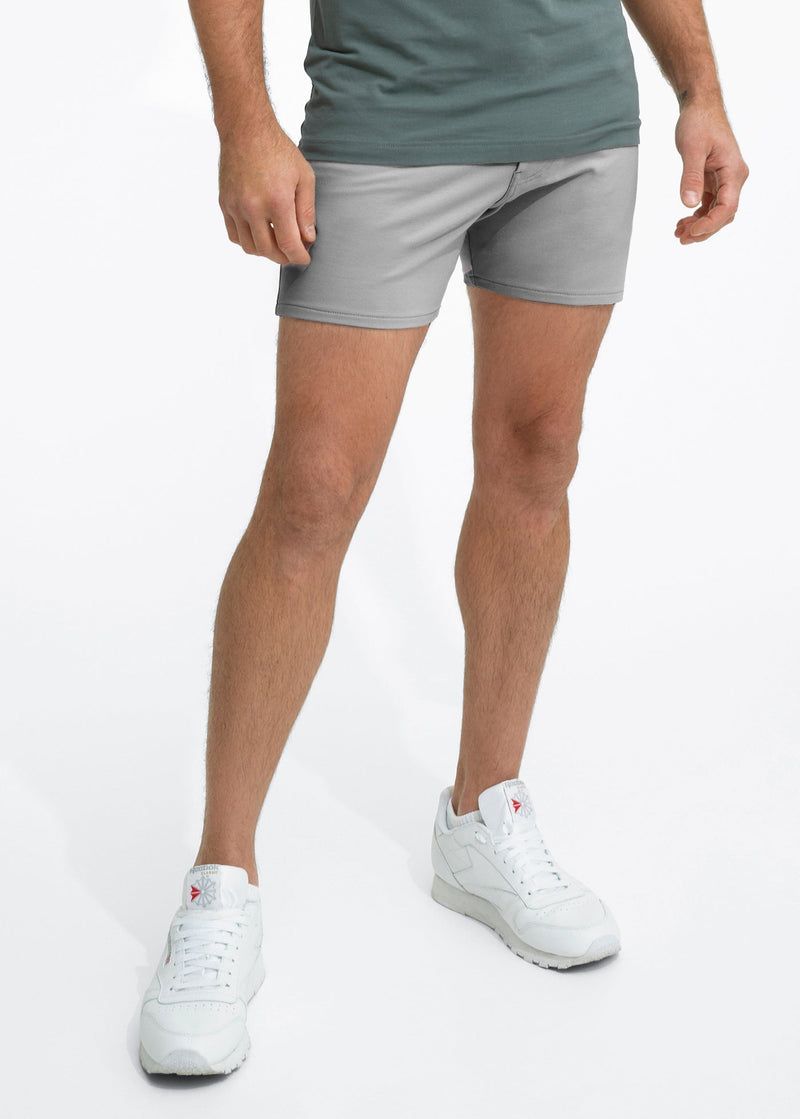 All-In 5" Shorts  | Light Grey