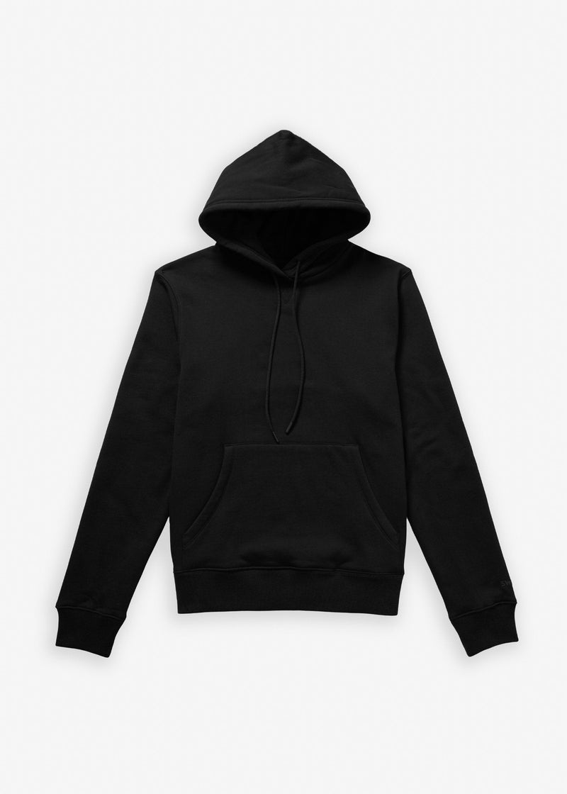 Heavy Fleece Hoodie | Black