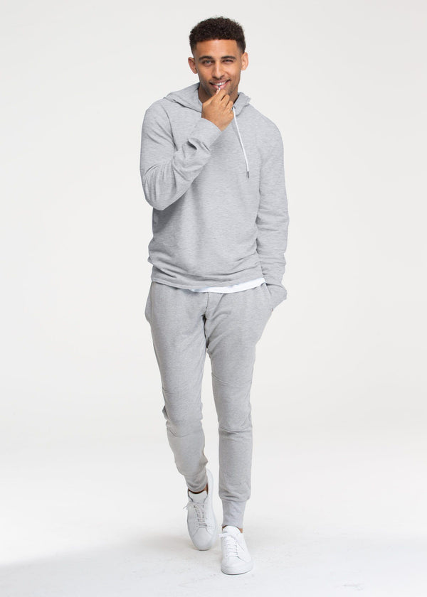 Lightweight SWET-Hoodie | Heather Grey