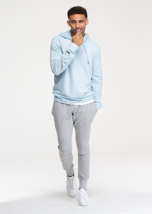 Lightweight SWET-Hoodie | Sky Blue